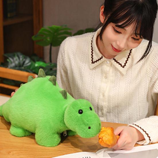 Dinosaur Plush Toy Reversible Dragon Fruit Plushie Transformable Stuffed Dino Doll Pillow Home Office Bedroom Decoration Kids Adults Gift