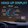 C500 OBD Head-Up Display T900 GPS HUD Car Windshield Projector RPM Speed Water Temp Voltage Automotive Electronics Accessories
