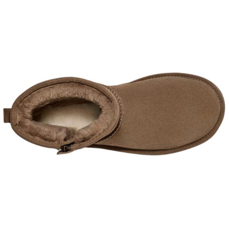 UGG Classic Mini Warm Fashion Comfortable Short Snow Boots Women Boots Brown 1151230-HCK