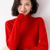 Women Turtleneck Sweater 100% Merino Wool Cashmere Sweaters Knitted Pullover Winter Female Jumper Knit Top