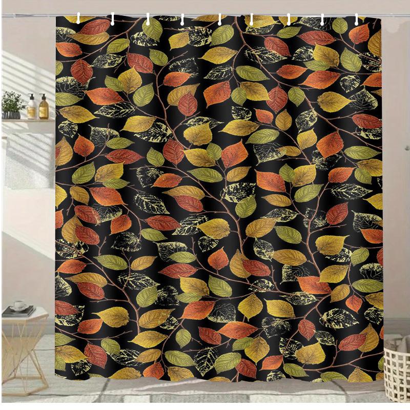

Forest Bear Washable Dirt-Resistant Shower Curtain Shower Head Waterproof Polyester Bath Curtain For Home Decor Accessories W60H190(CM)-1 Pcs