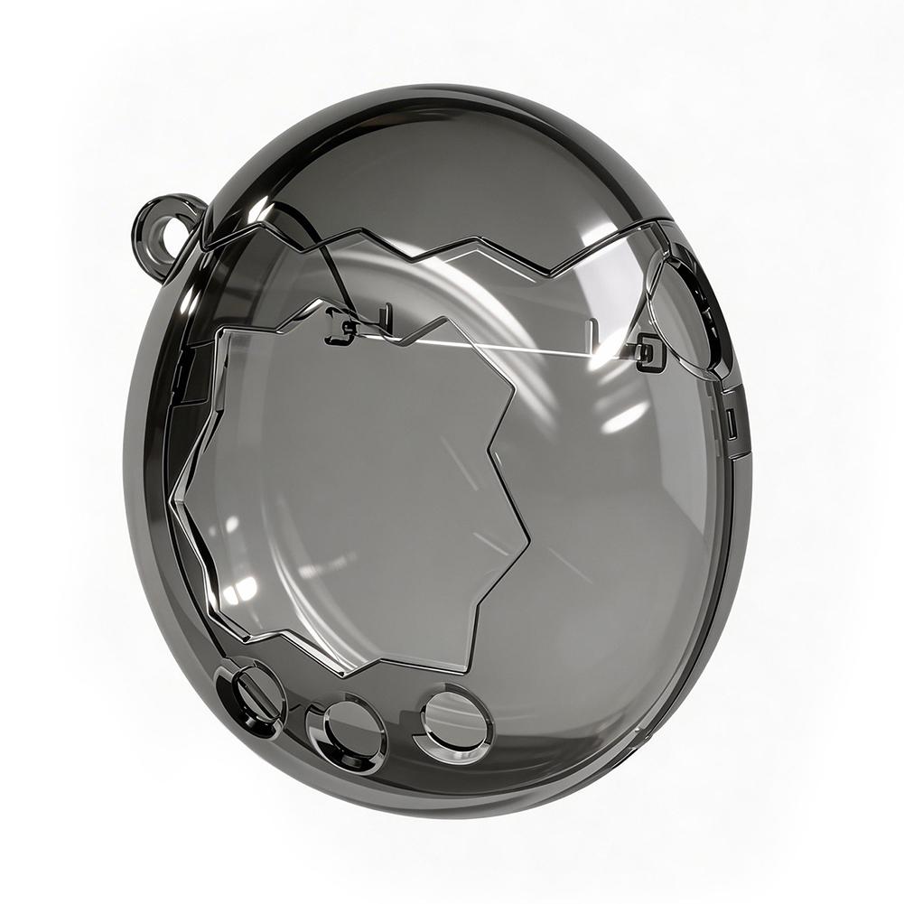 Clear Protective Case For Tamagotchi Paradise HD Transparent/Glitter Shell Cover, Shockproof Scratch-Resistant Protector