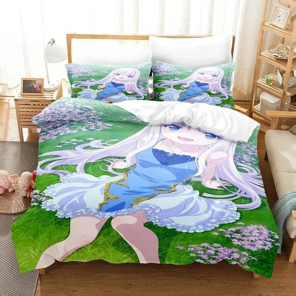 3D  Kawaii Girls Date A Live IV Bedding Set Single Twin Full Queen King Size Bed Set Adult Kid Bedroom Duvetcover Sets