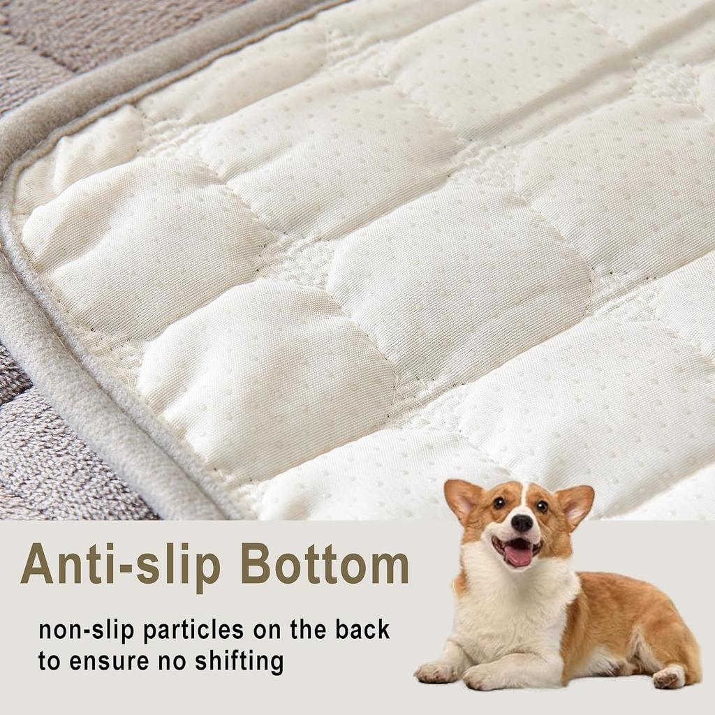 Soft Flannel Sofa Cover Non-Slip Quilted Furniture Protector Cushion for Living Room Couch Cover Warm Sofa Towel 1 Seat Pad