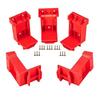 1/5PCS 2-in-1 Power Tool Holders Dock Holder Mount Hanger Stand Battery Holder Fixing Seat Battery Mount