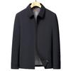 Men's Versatile Business Casual Lapel Jacket - Spring/Autumn 2026 High-End Executive Style for Middle-Aged Men