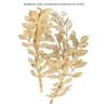 Vintage Gold Leaf Headband for Formal Event Hair Vine Wedding Bride Hairhoop Evening Banquet Hair Styling Accessories