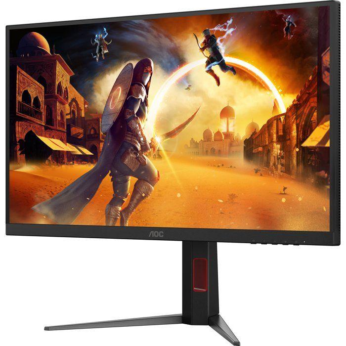 Ecran PC Gamer - AOC - 27'' - 4K/FHD - 160Hz/320Hz - Dalle MiniLED Fast IPS - 0,5ms - Réglable en hauteur - U27G4XM