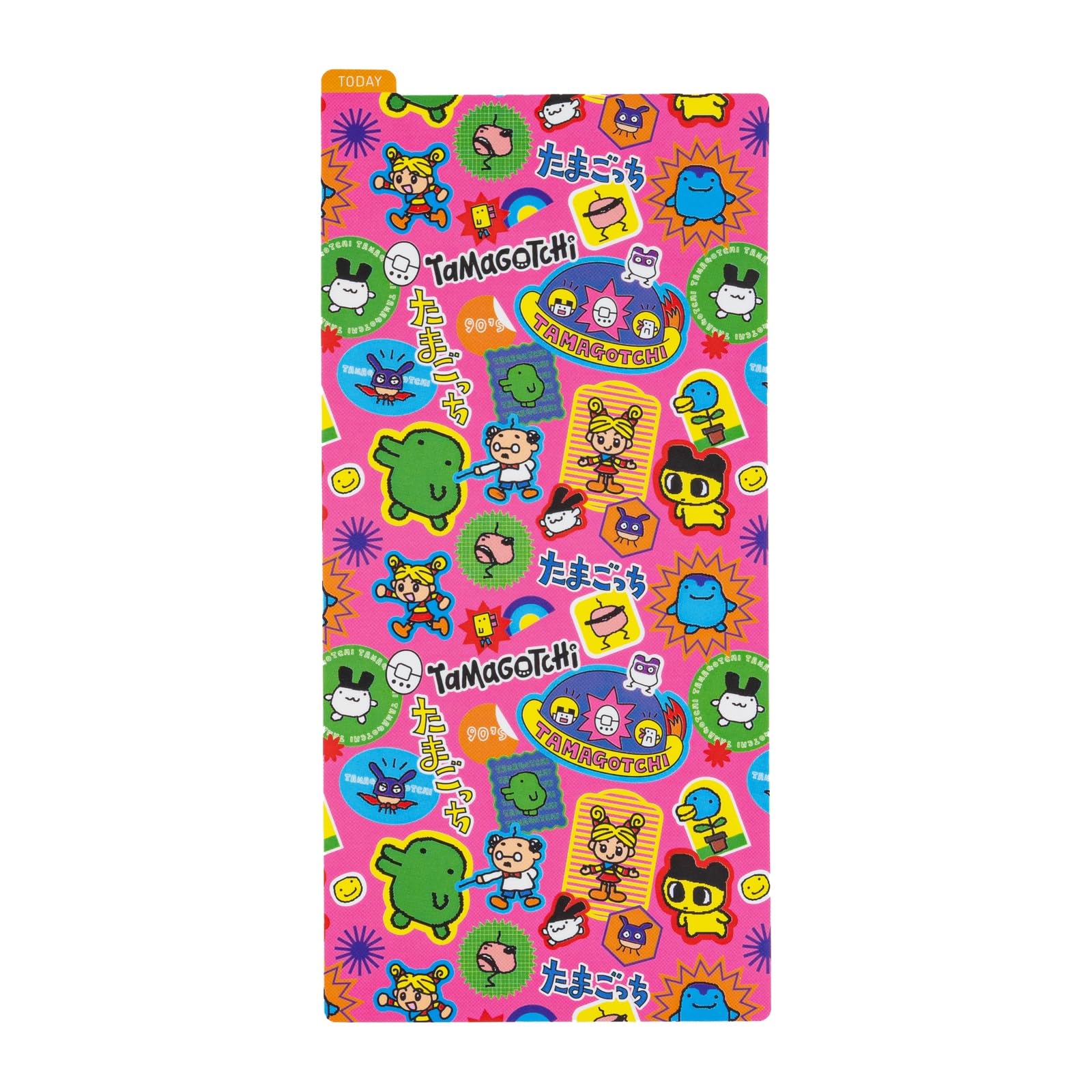 

Підкладка для Tamagotchi Weeks Розмір Tamagotchi/Hobonichi - 90-ті рожевий