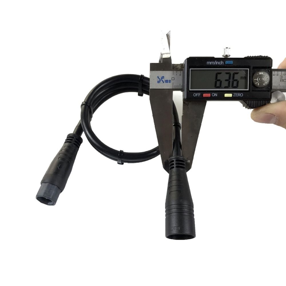 9Pin Electric Bicycle Motor Cable 60cm Length 1000W Rated Motor Extension Cable DIY Waterproof E-Bike Extension Wire
