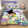 Custom Textile Dollhouse Fun Bedding 3 Piece Set HD Print Duvet Cover Pillowcases for Teens Adult Bedroom Decoration
