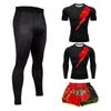 MMA Boxing Training Suit Set Men Women Lightweight Spandex Gym Fighting Wear With Short Sleeve Top Pants