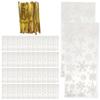 Christmas Snowflake Candy Bag 1Set Multi Opp Snack Storage Bags with Festive Snowflakes for Decor