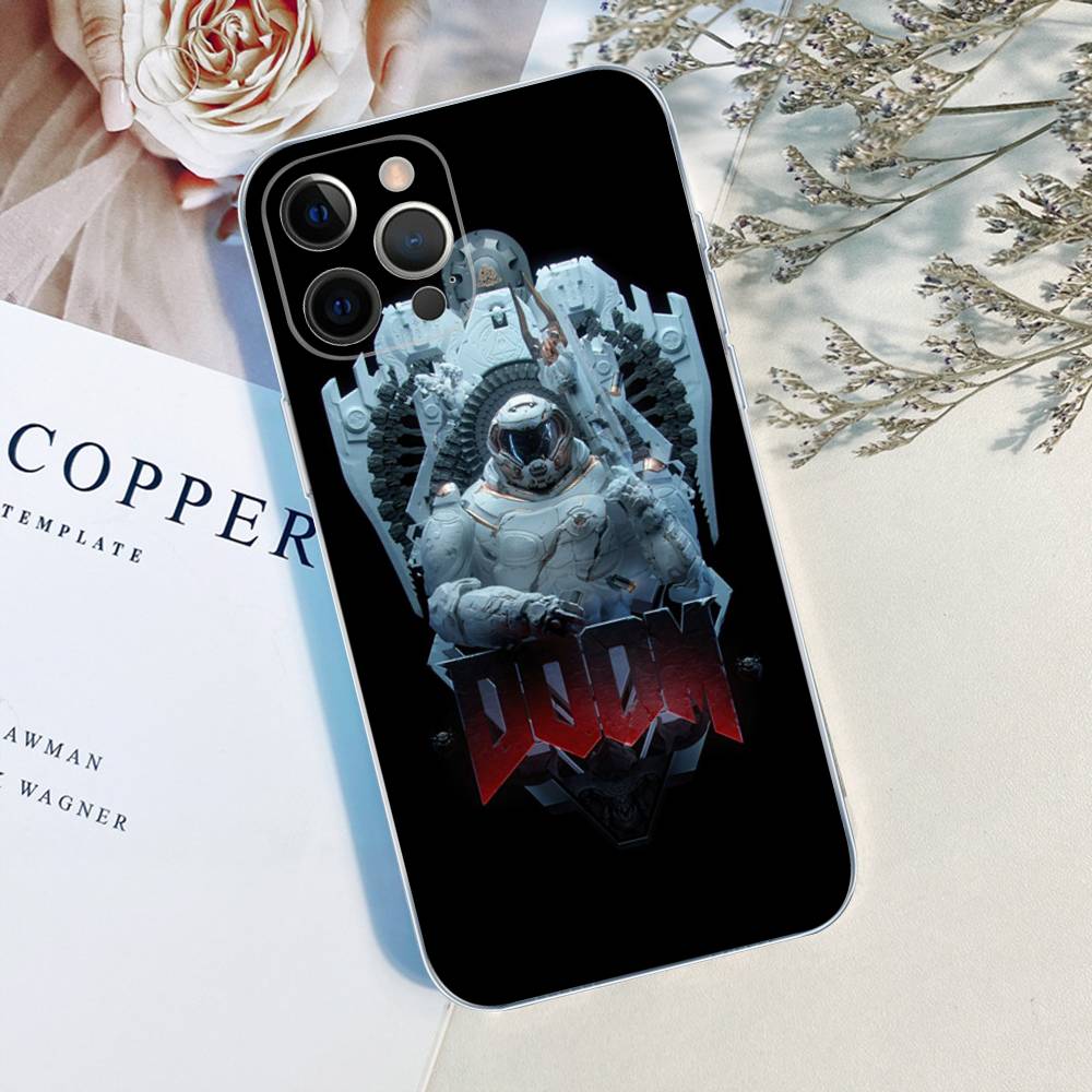 Klasyczna gra D-DOOM-E-EternalS Etui na telefon Dla IPhone 17 16 15 14 13 12 11 Pro Max Plus Miękkie etui Personalizowane DIY