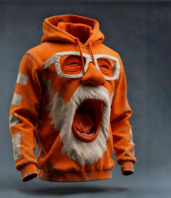 Men's Casual Hooded Sweatshirt - 2024 Autumn/Winter Christmas Collection