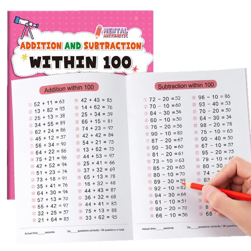Early Childhood Math: Addition & Subtraction Workbook 10-100