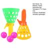 2-Player Catch Throw Ball Game Set for Kids Interactive Outdoor Toy for Hand-Eye Coordination Soft Family Backyard Play Toy for Party Training