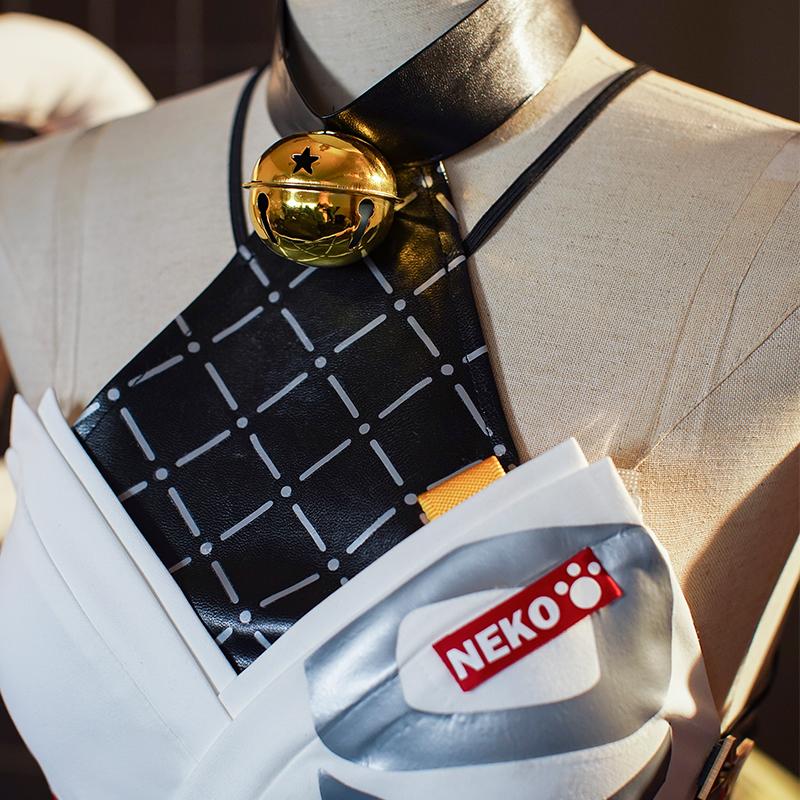 Game Zenless Zone Zero Nekomata Cosplay Costume Women Nekomiya Mana Cat Girl Red Uniform Halloween Full Set