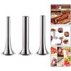 1pc Meat Grinder Enema Accessories Sausage Funnel Stainless Steel Lengthened Arc Enema Tube Large Medium and Small