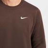 Nike Logo Pattern Round Neck Pullover Long Sleeve Sweatshirt Men Sweatshirt Brown 623459-237