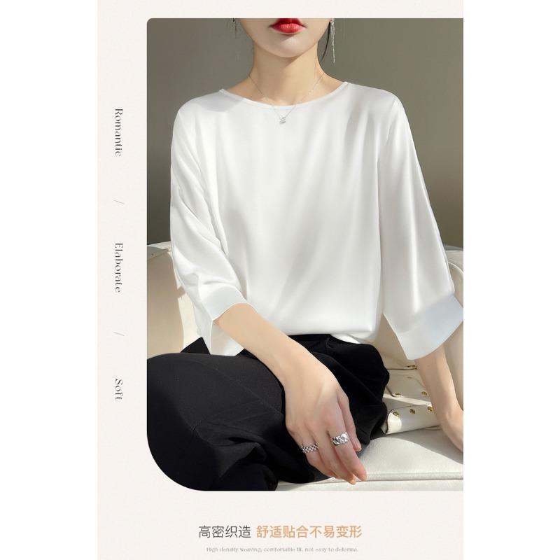 Women S Loose Fit Round Neck Short Sleeve T Shirt Plus Size Casual Top