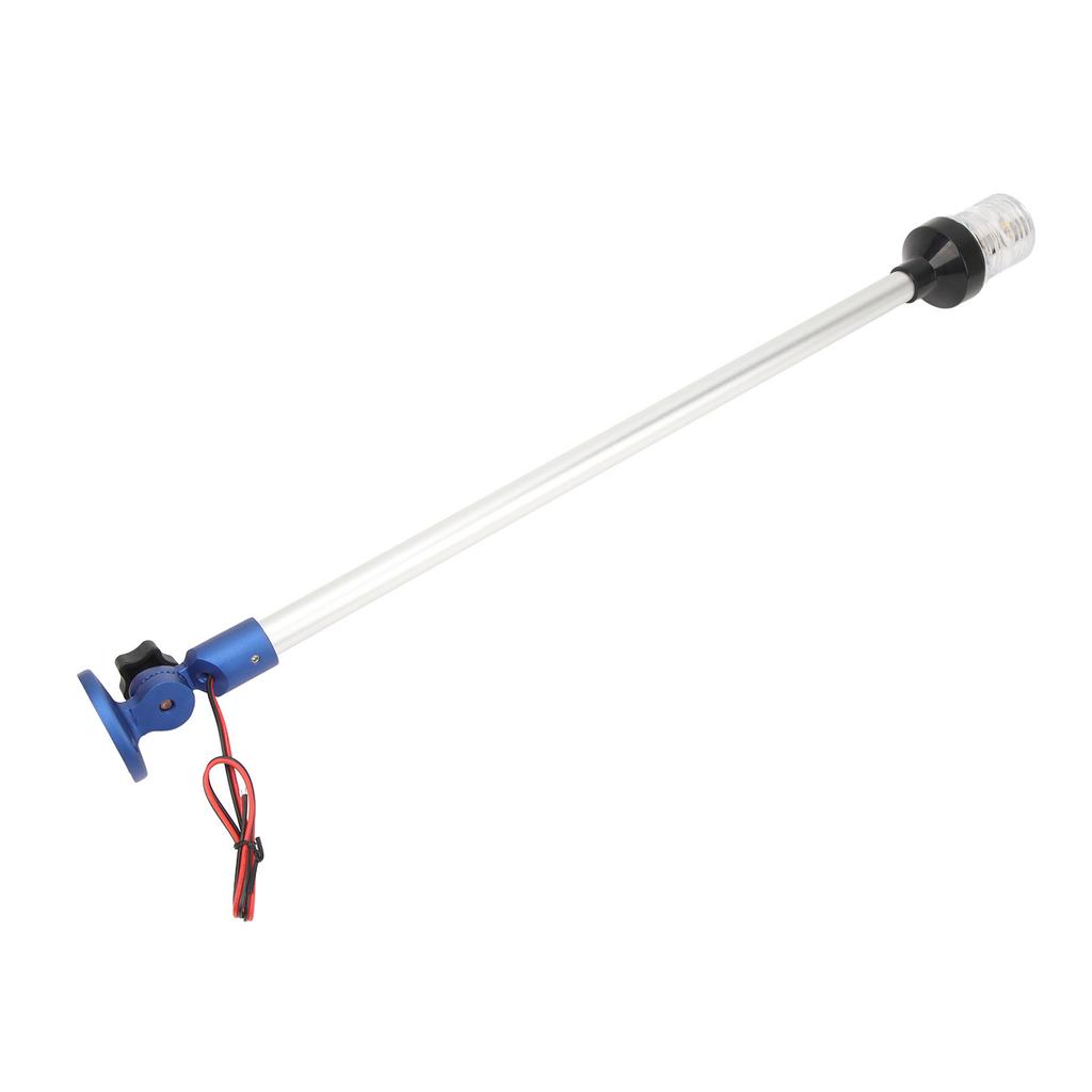 24in Boat   Light 360 degrees  All Round Rotating LED Stern Pole Light Aluminum Alloy Base for Yachts Marine