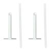 Herramienta de Relleno de Fibra para Muñecas de Ganchillo 2 Piezas Set de Relleno de Plástico Blanco con Palo y Empujador T para Costura de Peluches y Juguetes de Tela