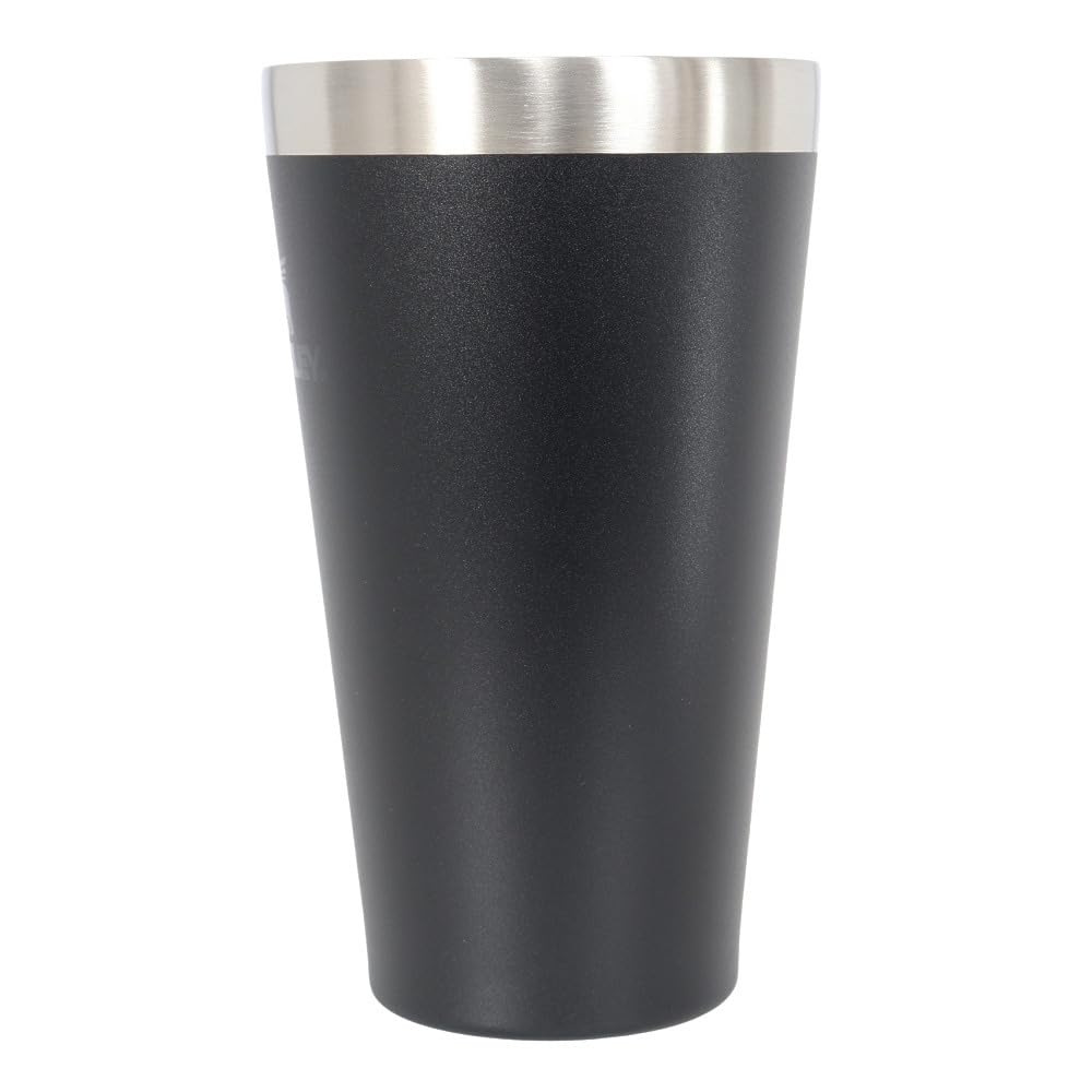STANLEY Camping Size Cup/Mug, Pint, 0.47L, Black, 2.0, 10-13026-028 (Black/FF)