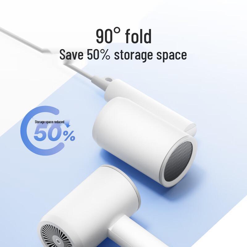 Jingdong Zao Foldable Negative Ion Hair Dryer CN Plug (adapter Included)