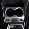 ABS Carbon Fiber/Black For BMW X1 U11 2026+ Car Center Control Water Cup Holder Scratch Resistant Panel Sticker Car Accessories