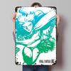 Final Fantasy III Classic Character Metal Wall Art Decorative Iron Painting for Game Room Home Decoration Collectible Gift