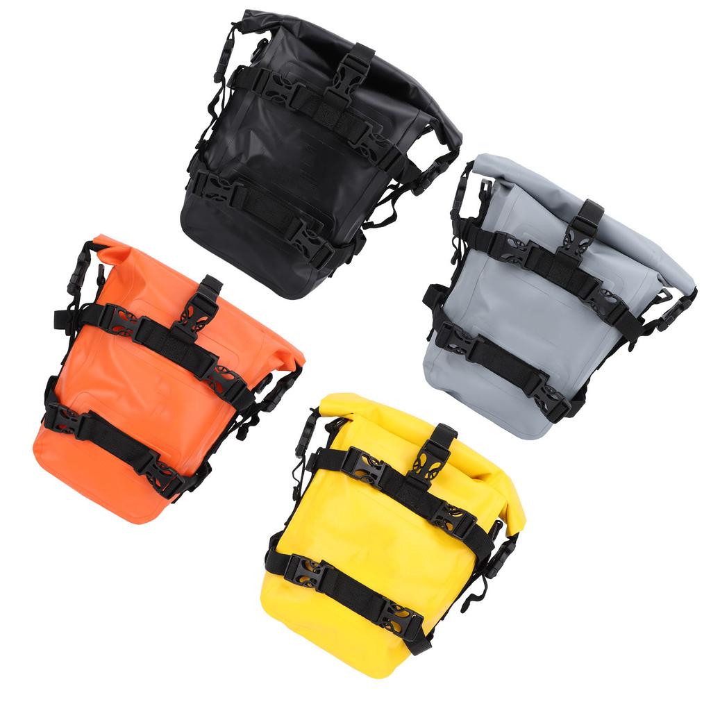 Motorcycle Bumper Bag Water Resistant Large Capacity Anti Slip PVC Side Frame Crash Bar Riding Bag S