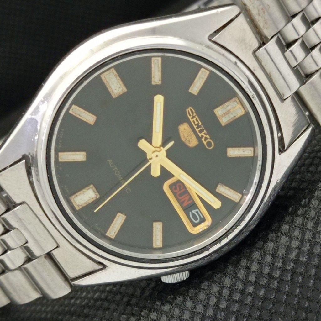 

Б/У винтажные мужские часы SEIKO 5 AUTO 7S26A из Японии с оригинальным циферблатом 596-a312796-9 SKU596-a312796