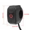 Motocross Accessories Universal Self-Lock Motorcycle Switch 12V LED Handlebar Mount Button For Pit Dirt Bike Waterproof KG-068