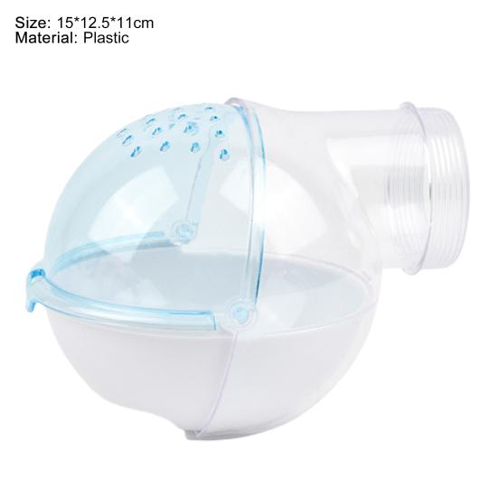 Hamster Bathroom Spherical Shape Dust-proof Plastic Small Animal Bath Sand Room Pet Supplies
