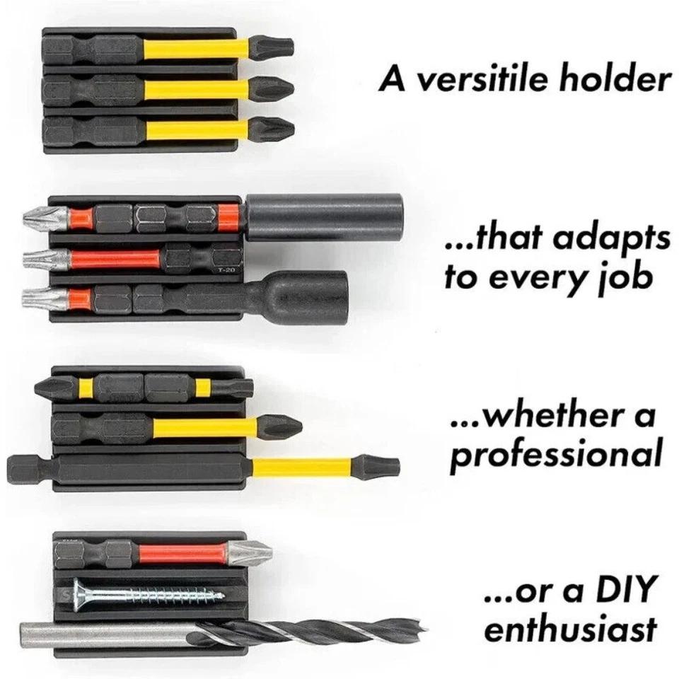 Magnetic Batch-head Holder Magnetic Bit Holder Screwdriver Bits Holder for Milwaukee for Dewalt Impact Drivers Drills