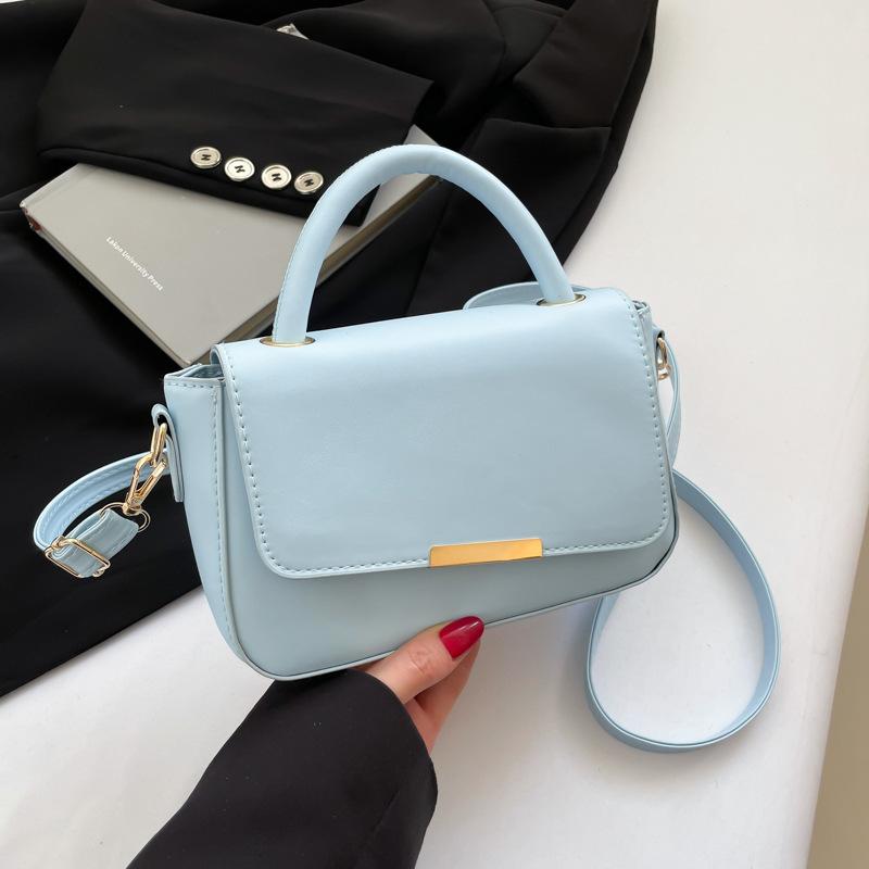 Trendy texture personalized bag women's 2025 new fashion simple casual temperament commuting shoulder crossbody handbag