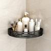 Strong Suction Cup Shower Organizer No Drill Bathroom Storage Shelf Heavy Duty Corner Caddy for Shampoo Conditioner Soap Bottle