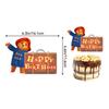 Party Bear Birthday Decor Set Banner Cake Toppers Balloons Pull Flag