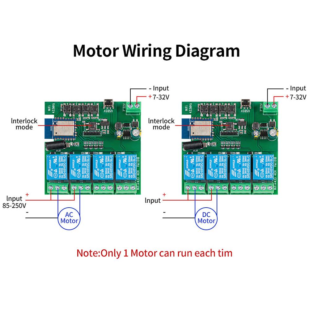 Tuya Wifi RF Ev Elektrikli Alet 5V 12 V Kesici Açma-Kapama Kontrol Modülü Yönlendirme