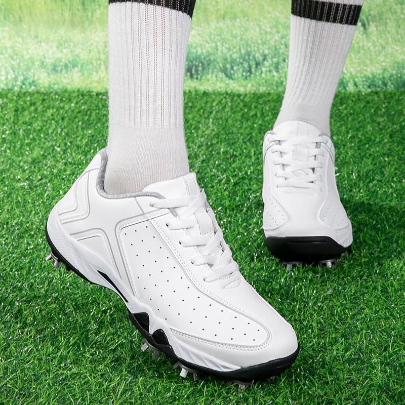 Men's Golf Shoes Big Size 36-46 Leather Professional Training Golf Sneakers Men BOA Spin Buckle Outdoor Sport Golfing Footwear