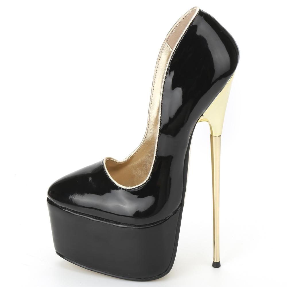 Fashion 22cm Stiletto Metal High Heels,Women Platform Pumps,Men Fetish Stage Pole Dance Shoes,Patent Leather,Red,Leopard,Custom Colors