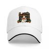 Ghost Reading In Library Bookshelf Halloween Theme Baseball Cap with Pumpkin and Plant Design Black Adjustable Hat for Adults
