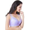 Sexy Lace Breathable Gathered Adjustable Women's Underwear Thin Style Side Breasts Plus Size Bra