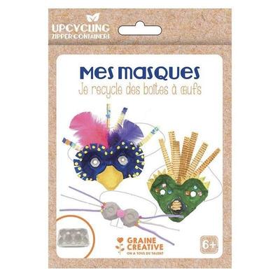 Egg Carton Upcycling Kit for Pretty Masks