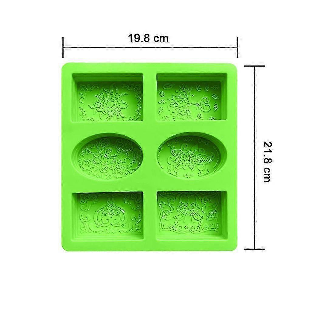 Silicone Soap Mold Muffin Cupcake Mold(mint Green)