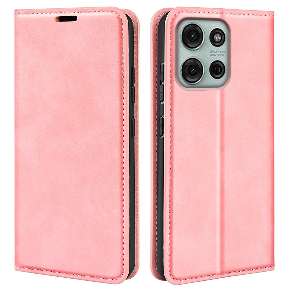 For Motorola Moto G75 5G Case Skin-Touch Leather Wallet Phone Cover