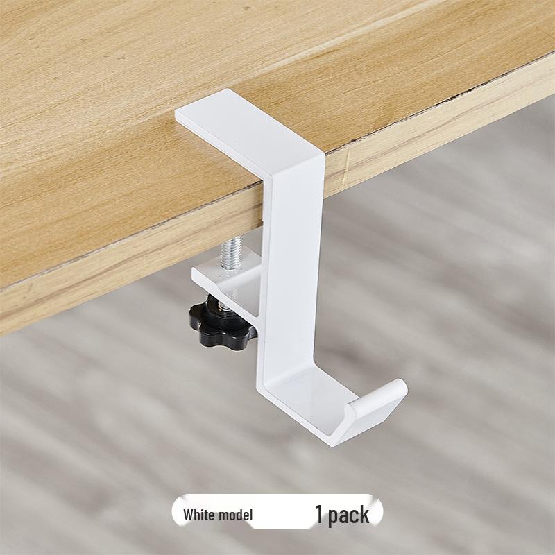 No-Drill Backpack Hook for Desk Edge - Strong, Mark-Free Holder for Students and Offices