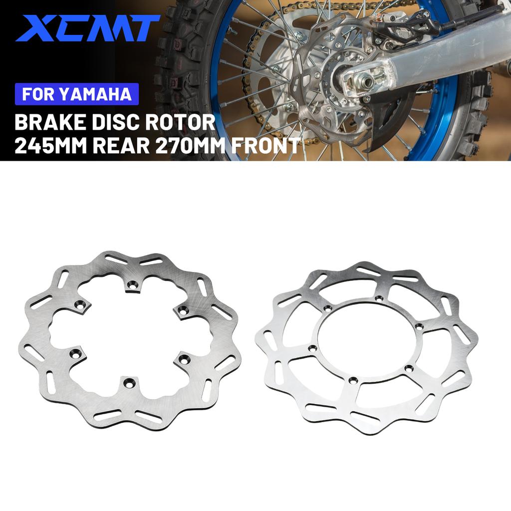 Motorcycle 245mm Rear 270mm Front Brake Disc Rotor For Yamaha YZ125 YZ250 YZ250F YZ426F YZ450F YZ250X WR125 WR250 WR250F WR450F