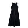 MARIHA Black Cotton Sleeveless Dress Dress Not Written blackUsed